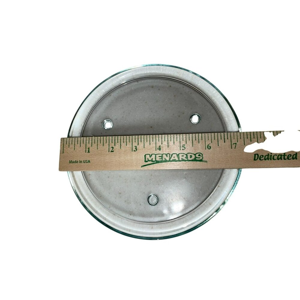 Vintage Small Glass Microwave Turntable  7.5” diameter Used Replacement - Picture 6 of 7